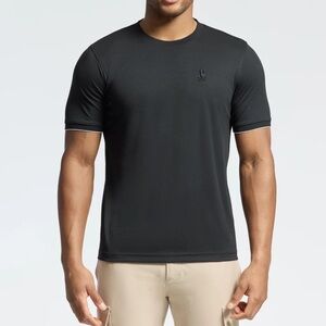 Psycho Bunny Mens BRYCE Performance T-shirt Sz 7 (XL) Pima Cotton Golf Athlisure